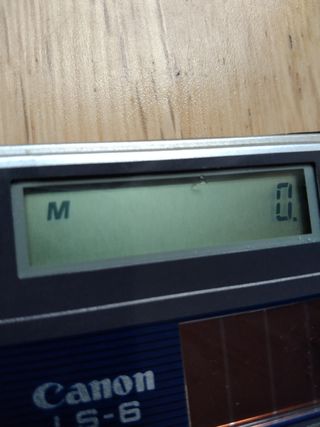 Calculadora solar Canon LS-6 