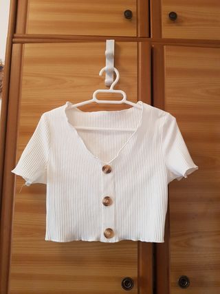 Crop top escote S