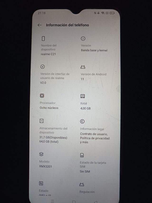 Realme C21 - Smartphone 64GB