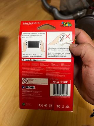 Mando Nintendo Switch - D-Pad Rojo