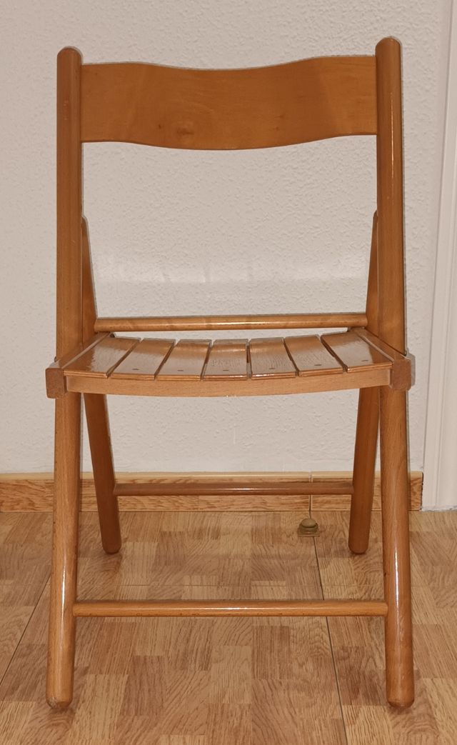 Silla plegable madera