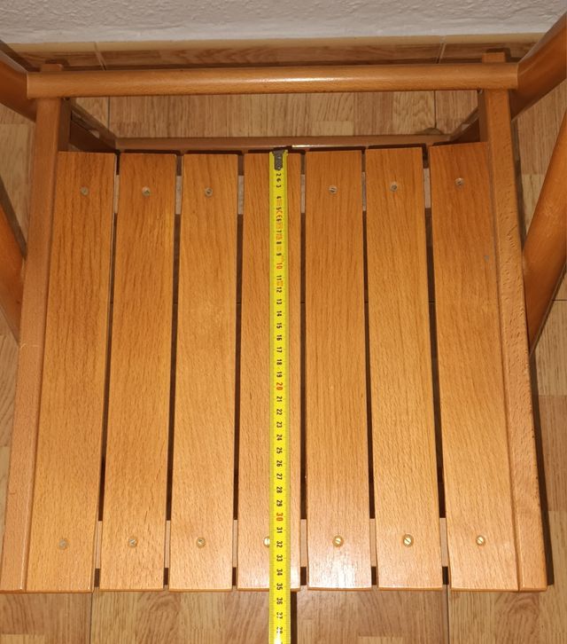 Silla plegable madera