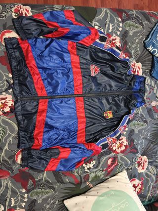 Chubasquero FC Barcelona Kappa Vintage