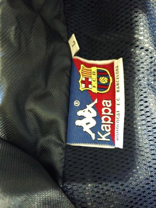 Chubasquero FC Barcelona Kappa Vintage