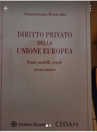 DIRITTO PRIVATO UNIONE EUROPEA 7ED.