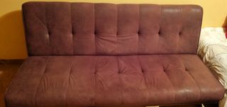 Sofá cama marrón /  úrge venta.