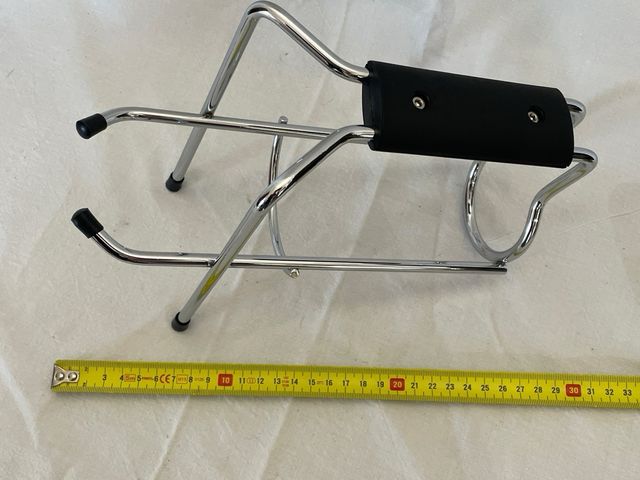 Soporte botella vino metalico