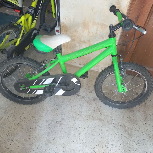 Bicicleta niño 16" verde