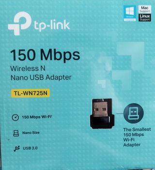 Adaptador Nano USB Wi-Fi Tp-Link 150Mbps