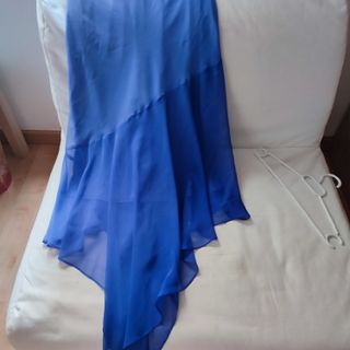 Vestido azul fiesta irregular