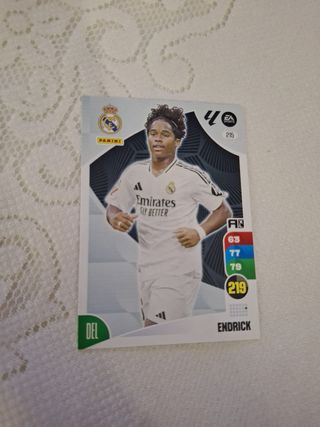 Cromo 215 Endrick Real Madrid Adrenalyn 2024-25