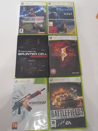 6 Juegos Xbox 360