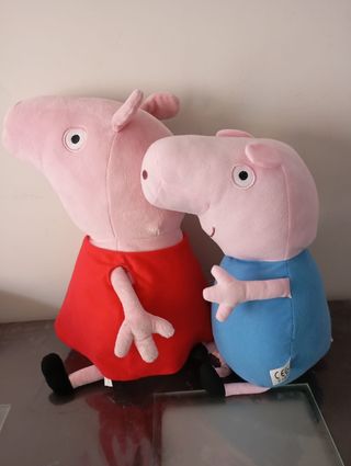 Muñecos Peppa Pig y George