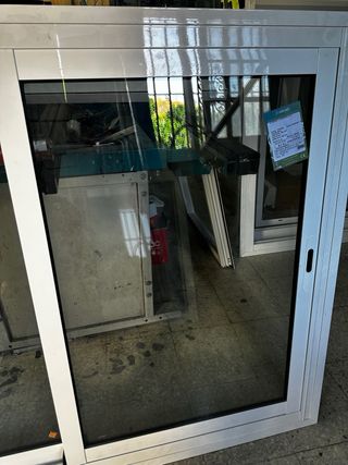 Ventana Corredera Aluminio Blanca