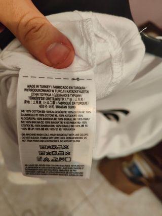 Camiseta Vans blanca talla S