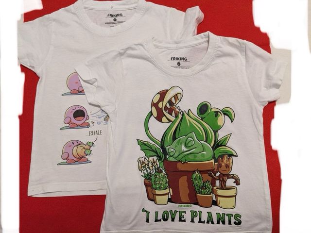 2 Camisetas Friking Niño talla 5 años