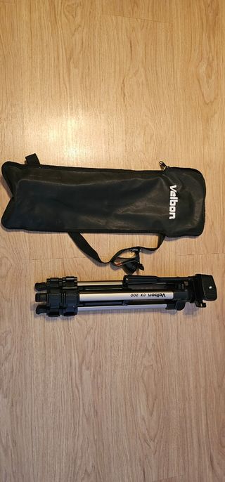 Trípode Velbon CX 200 90cm adaptador para movil