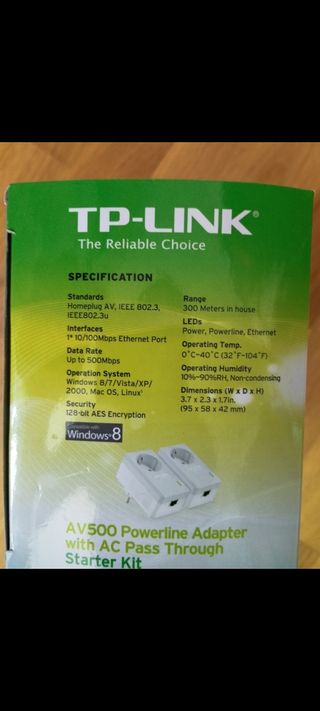 TP-Link AV500 - Kit de 2 Adaptadores PLC