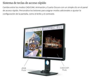 BenQ PD3200Q 32" 2K 10 bits, 100 % sRGB y Rec.709