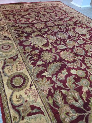 Alfombras persas rojas y beige - Lana