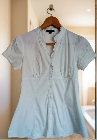 Camisa blanca Talla S P 36 blanco roto