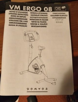 Bicicleta estática VM  ergo 08