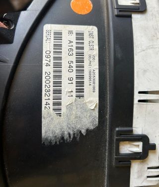 Cuadro Instrumentos Mercedes ML 270 CDI