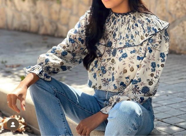 Blusa floral de Maïta