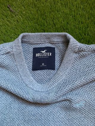 Suéter Hollister XL Gris