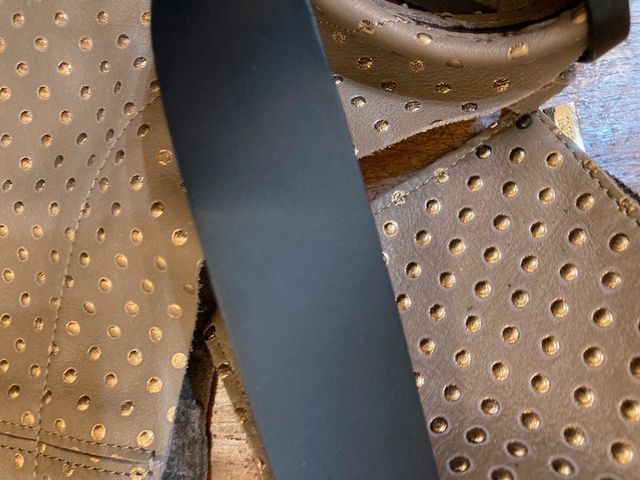 Borsa a spalla Ripani - Marrone/Oro. Ecopelle