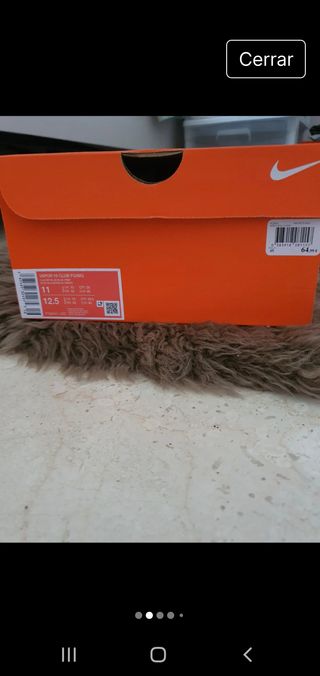 Botas Nike Vapor usadas una vez.