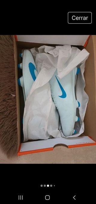 Botas Nike Vapor usadas una vez.