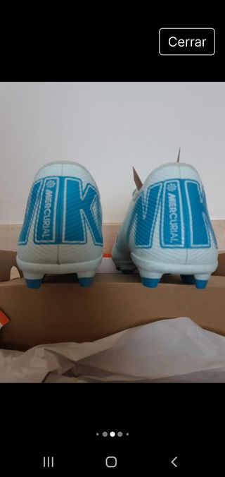 Botas Nike Vapor usadas una vez.