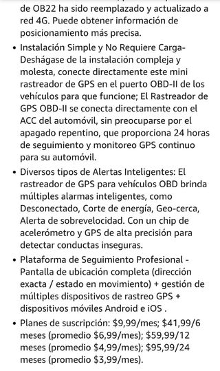 Localizador GPS Coche D49E