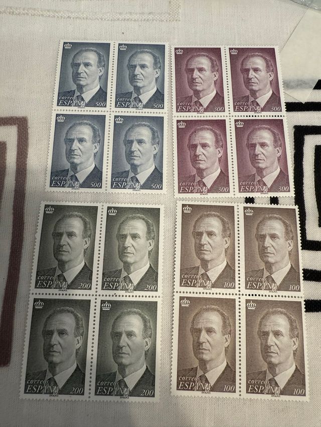 Sellos serie basica Rey Juan Carlos I (1996) bloqu