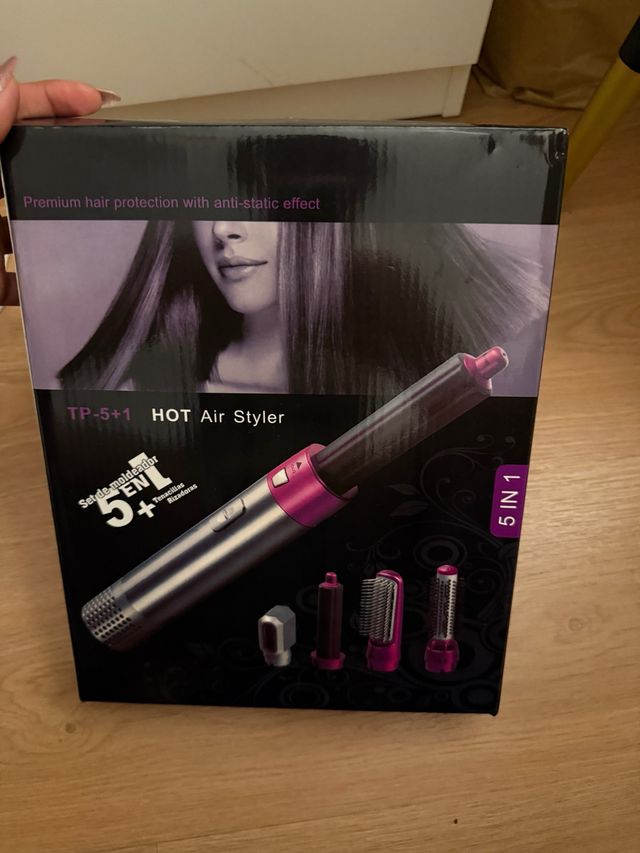 Styler 5 en 1 - Plancha de pelo, rizador, cepillo