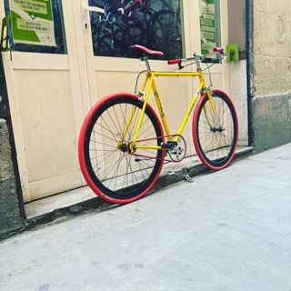 Bicicleta Gitane fixed Amarilla