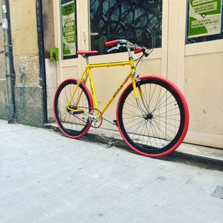 Bicicleta Gitane fixed Amarilla