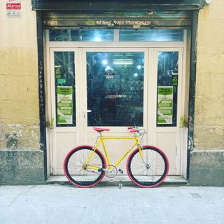 Bicicleta Gitane fixed Amarilla