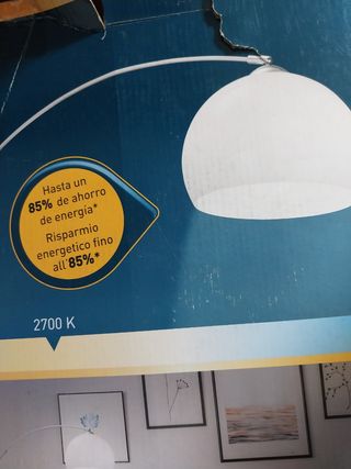 Lámpara Arco Moderna - Metal y acrílico