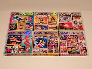 Game Boy Color 32 in 1 Lote 6 Juegos con Caja