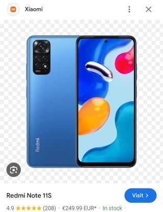 Xiaomi Redmi Note 11S - Azul