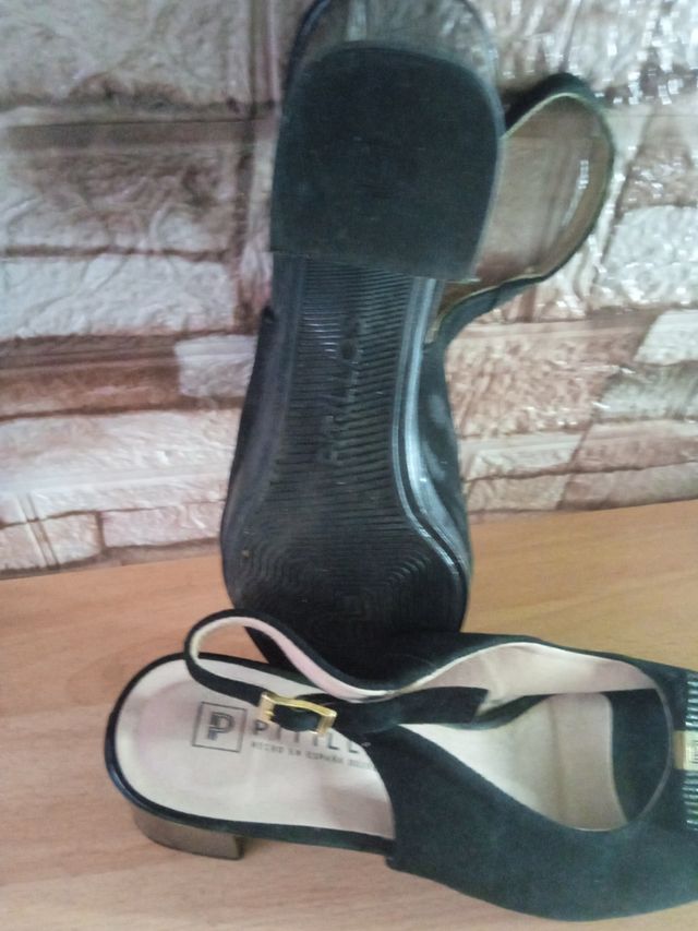 Zapatos Pitillos negros tacón Solo puestos una vez