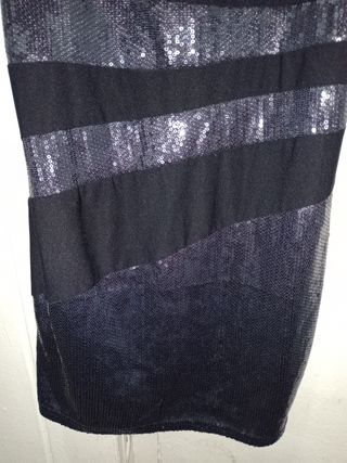 Vestido negro lentejuelas