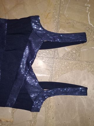 Vestido negro lentejuelas