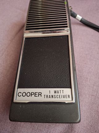 Radio ricetrasmettitore Cooper 1 Watt vintage