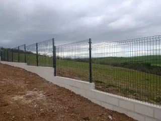 Muro de bloques .
