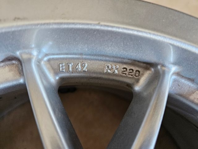 Una Llanta 16 BBS RX220 KBA 43392 ET42 7X16 RX 220