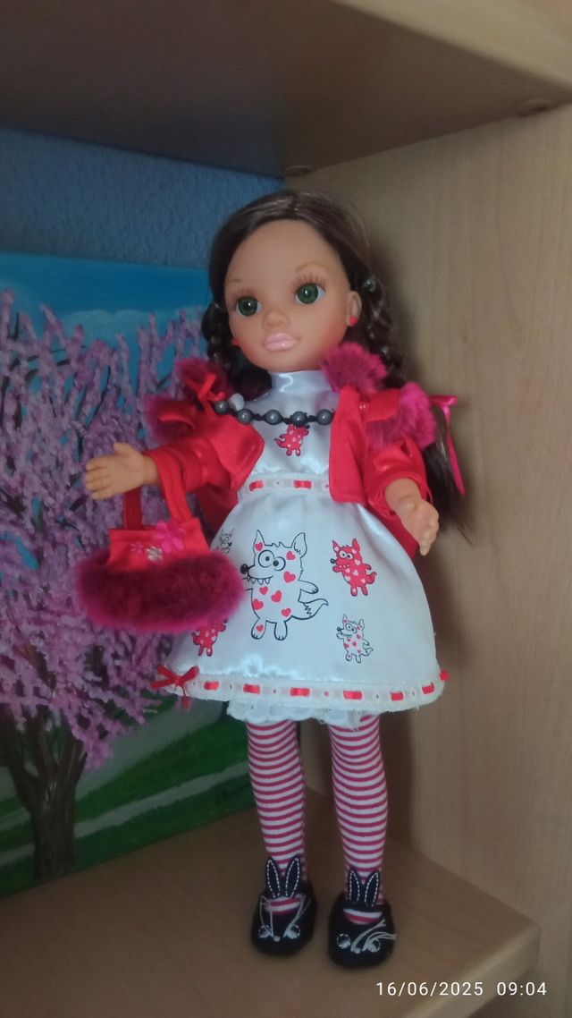 Muñeca Caperucita Roja - Vestido Rojo