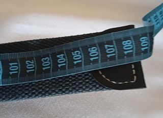 Cinturón gris y verde oliva - 110cm